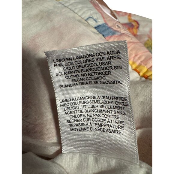 Alfred Dunner 12 Petite Womens Button-Up Jacket With Colorful Butterfly Print - Picture 7 of 7